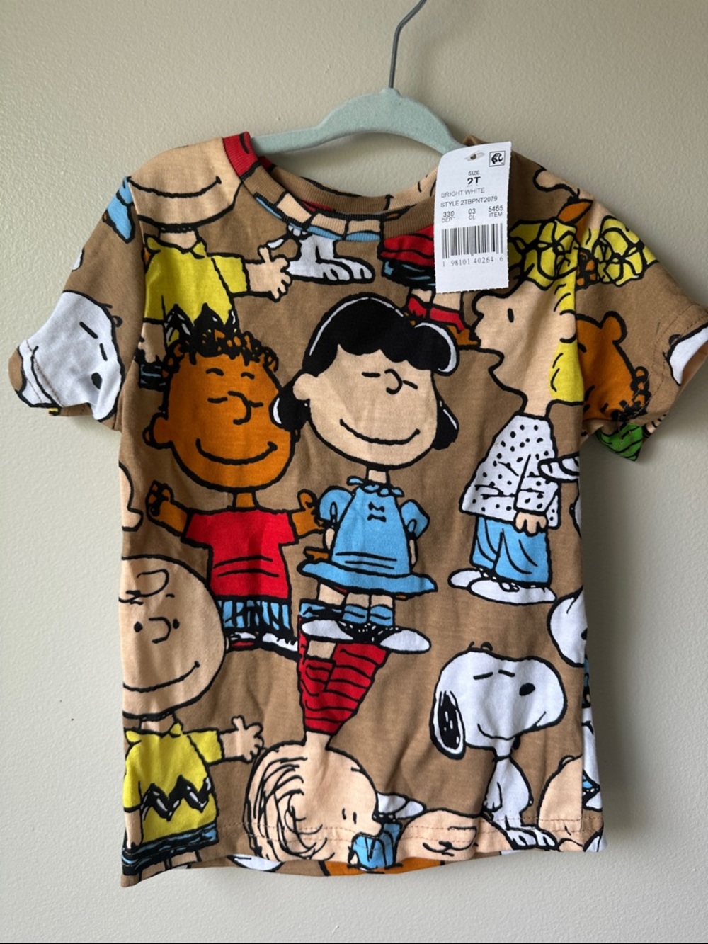 Peanuts - Toddler 2T - Short Sleeve Tee